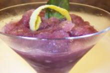 Pomegranate Blueberry and Peach Sorbet Photo